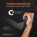 LAT Pulldown Attachment, Cable Machine Rowing V-bar Attachment, Tricep Pull Down Bar, Back Strength Training Rubber Coated Handle Grip, Bicep Curl Tricep Lat Pulldown Bar for Home Gym Fitness