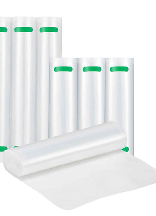 Vacuum Sealer Bags, 3 Rolls 11 In x 20 Ft & 3 Rolls 8 In x 20 Ft, Non-BPA Food Grade Seal A Meal Freezer Bag, Customizable Vac Sealing Food Saver Bags, Storage Vac Bag for Meal Prep or Sous Vide