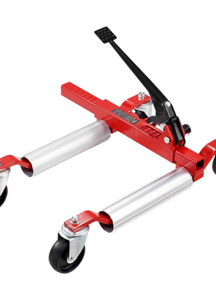 Wheel Dolly, Max Capacity 1500 Lbs Car Dolly, Car Jack Dolly Lifter with Wheels, Heavy Duty Vehicle Positioning Ratchet Tire Jack, for Vehicle Car Auto Repair Moving