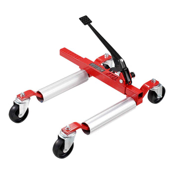 Wheel Dolly, Max Capacity 1500 Lbs Car Dolly, Car Jack Dolly Lifter with Wheels, Heavy Duty Vehicle Positioning Ratchet Tire Jack, for Vehicle Car Auto Repair Moving
