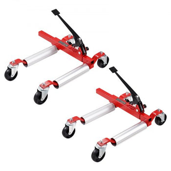 Wheel Dolly, Max Capacity 1500 Lbs Car Dolly, Car Jack Dolly Lifter with Wheels, Heavy Duty Vehicle Positioning Ratchet Tire Jack, for Vehicle Car Auto Repair Moving, Set of 2