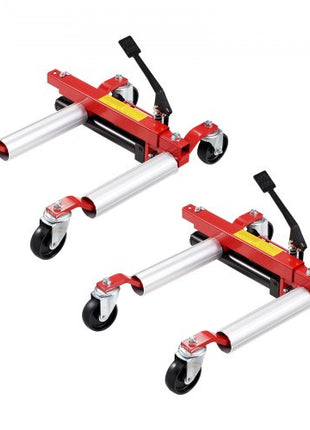Wheel Dolly, Max Capacity 1500 Lbs Car Dolly, Car Jack Dolly Lifter with Wheels, Heavy Duty Vehicle Positioning Hydraulic Tire Jack, for Vehicle Car Auto Repair Moving, Set of 2
