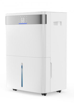 80 Pints Dehumidifier for Home & Basement, Drain Hose for Commercial & Industrial Use, Smart Humidity Control, Low Noise for Large Rooms, Warehouses, Bedrooms & Storage, Large Coverage,White