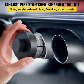 Pipe Stretcher Kit, Exhaust Pipe Stretcher Kit 1-5/8\" to 4-1/4\", Exhaust Pipe Expander Kit for Tail Pipe Tube, Exhaust Pipe Expander Tool with Storing Case, 7 Pcs Pipe Expander, Exhaust Stretc
