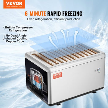 Fried Ice Cream Roll Machine, 12.6" x 8.5" Stir-Fried Ice Cream Pan, Stainless Steel Rolled Ice Cream Maker with Compressor and 2 Scrapers, for Making Ice Cream, Frozen Yogurt, Ice Cream Rolls