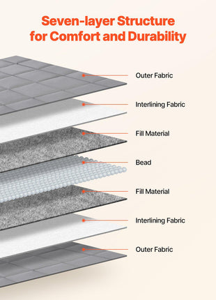 Weighted Blanket, 25 lbs, 88 x 104 in King Size, Cooling Breathable Heavy Blanket with Glass Beads, All-Season Use, Suitable for 250-310 lbs Adults, Anxiety Stress Relief, Improve Sleep, Grey