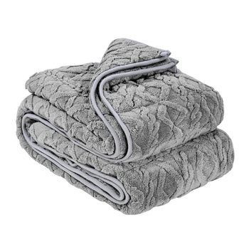 Weighted Blanket, 20 lbs, 60 x 80 in Queen Size, Sherpa Fleece Heavy Blanket with Glass Beads, Soft Warm Cozy Fluffy Touch, for 200-250 lbs Adults, Anxiety Stress Relief, Improve Sleep, Grey