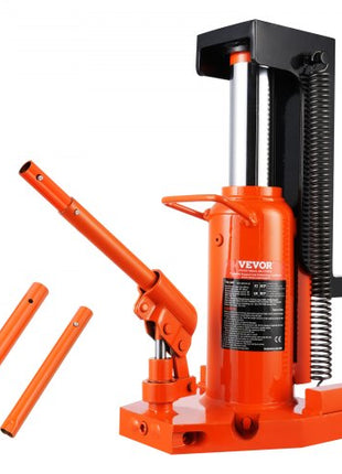 Hydraulic Toe Jack, 10 Ton On Toe Toe Jack Lift, 20 Ton On Top Lift Capacity Machine Jack, 1.2-7.5 in Toe Height, 12.6-18.9 in Top Height, Air Hydraulic Claw Jack for Machinery, Industry