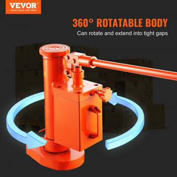 Hydraulic Toe Jack, 5 Ton On Toe Toe Jack Lift, 10 Ton On Top Lift Capacity Machine Jack, 1.0-9.1 in Toe Height, 14.6-22.4 in Top Height, 360° Rotatable Claw Jack for Machinery, Industry
