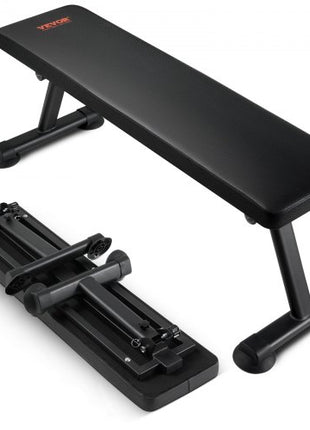Flat Weight Bench, Foldable Strength Training Bench, Utility Workout Bench for Full Body Workout, 1000 LBS Press Bench for Home Gym Exercise, for Multi-Purpose Weight Training and Ab Exercises