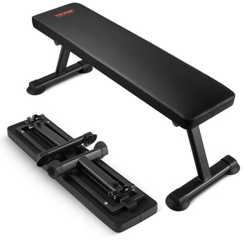 Flat Weight Bench, Foldable Strength Training Bench, Utility Workout Bench for Full Body Workout, 1000 LBS Press Bench for Home Gym Exercise, for Multi-Purpose Weight Training and Ab Exercises