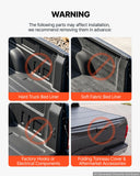 Truck Bed Storage Box, 6.6 Gal/25 L Waterproof ABS Wheel Well Tool Box with Anti-Theft Combination Lock, Compatible with 2019-2023 Dodge Ram 1500 , Passenger Side Right (Drilling Required)
