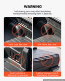Truck Bed Storage Box, 6.6 Gal/25 L Waterproof ABS Wheel Well Tool Box with Anti-Theft Combination Lock, Compatible with 1997-2014 Ford F-150, Passenger Side Right (Drilling Required)