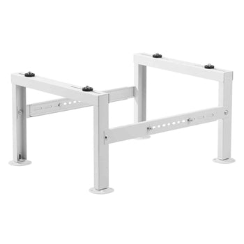 Mini Split Ground Stand, Adjustable Anti-Vibration Mini Split Stand for 9000-60000 BTU Ductless Air Conditioner Heat Pump, Heavy Duty AC Base Bracket Floor Mount w/ 770LBS Max. Load Capacity