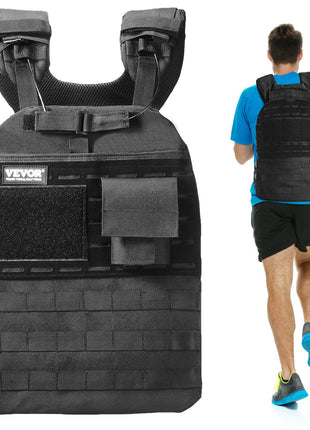 Weighted Vest, 40lb Weight Vest, Adjustable Body Weight Jacket for Men Women, Workout Equipment for Strength and Endurance Training, Running, Jogging, Walking, Fitness, and Weight Loss