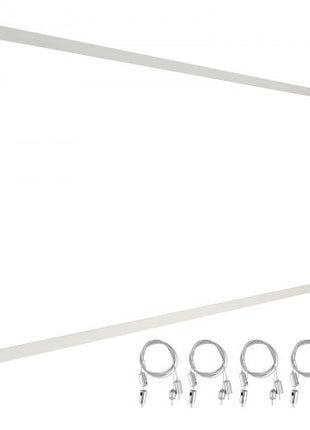 1 Pack 2x4 FT LED Flat Panel Light, 6000LM 50W, Surface Mount LED Drop Ceiling Light Fixture with Adjustable Color Temperature 3500K/4000K/5000K, Ultra Thin for Home Off Tested to UL Standards