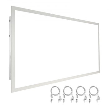 1 Pack 2x4 FT LED Flat Panel Light, 6000LM 50W, Surface Mount LED Drop Ceiling Light Fixture with Adjustable Color Temperature 3500K/4000K/5000K, Ultra Thin for Home Off Tested to UL Standards