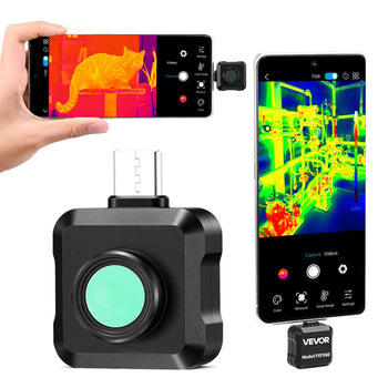 Thermal Imaging Camera for Android, 320 x 240 TISR Super Resolution, 25HZ Refresh Rate Infrared Thermal Imager for Smartphone Tablet, 160 x 120 IR Resolution, -4°F to 1022°F & 15 Color Palettes
