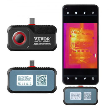 Thermal Imaging Camera for Android, 256 x 192 IR Resolution Infrared Thermal Imager with Visual Camera, 25Hz Refresh Rate Thermal Camera for Smartphone/Tablet, -4-1022°F Temperature Range, IP54