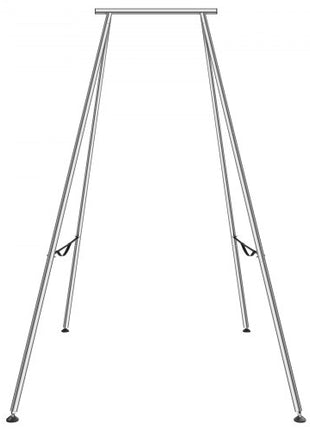 Aerial Yoga Frame, 9.67 ft Height Yoga Swing Stand, Max 551.15 lbs Load Chrome-Plated Steel Pipe Inversion Yoga Swing Stand Yoga Rig Yoga Sling Inversion Equipment for Indoor Outdoor Aerial Yoga