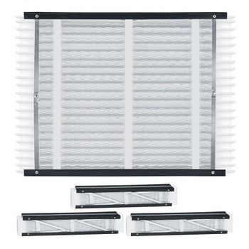20 x 25 x 4 Furnace Filter, MERV 11 HVAC Ac Filters,12-Month Electrostatic Pleated Air Conditioner Filters, 4-Pack (Actual Size: 20.47 x 25.20 x 3.98 Inch) for Capturing Dust, Smog, Pet Dander