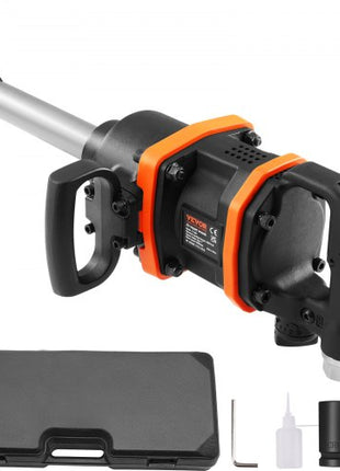 1 Inch Air Impact Wrench, Up to 3160 ft-lbs High Reverse Torque Output 1" Pneumatic Impact Gun w/ 8 Inch Extended Anvil & Carrying Case for Heavy Duty Repairs and Maintenance