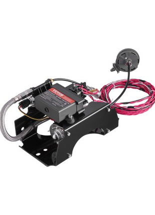 Air Shock Controller Kit, 12V 100PSI Wireless On Board Air Compressor System, App or Remote Control Air Ride Suspension Compressor Kit with Single Path System, Inflator & Air Line for Truck Van