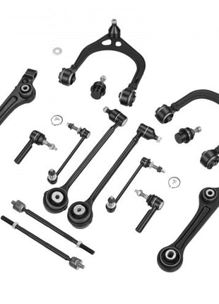 Left Right Front Upper & Lower Control Arms Kit, OEM Suspension Kit Compatible with 2011-2017 Chrysler 300 RWD, 2011-2017 Dodge Challenger RWD, 2011-2014 Dodge Charger RWD (14PCS)