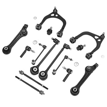 Left Right Front Upper & Lower Control Arms Kit, OEM Suspension Kit Compatible with 2011-2017 Chrysler 300 RWD, 2011-2017 Dodge Challenger RWD, 2011-2014 Dodge Charger RWD (14PCS)