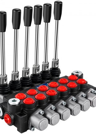 Hydraulic Directional Control Valve, 6 Spool Hydraulic Spool Valve, 11 GPM Hydraulic Loader Valve, 3600 PSI Directional Control Valve, Hydraulic Valves And Controls For Tractors Loaders Tanks