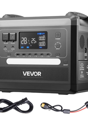 Portable Power Station, 2400W 2160Wh Power Station Solar Generator with 10 Output Ports & Adjustable Input Power, Expandable LiFePO4 Battery Backup for Home Camping RV (Solar Panel NOT Included)