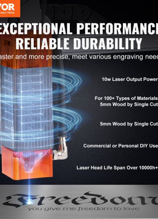 Laser Engraver, 10W Output Laser Engraving Machine, 15.7" x 15.7" Large Working Area, 10000mm/min Movement Speed, Compressed Spot with Rotary Roller, Laser Cutter for Wood, Certain Metal