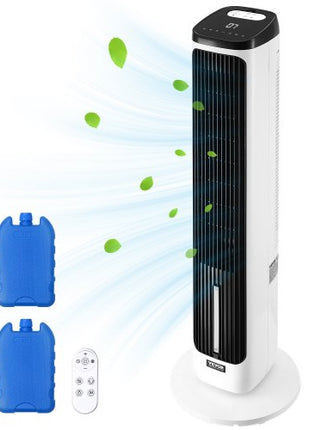 Tower Fan, 23.3ft/s Velocity Quiet Floor Fan, 70° Oscillating Fans for Indoors with 9 Speeds, 4 Modes, 24H Timer, Portable Standing Bladeless Fan with Remote Control for Bedroom, Office, Home