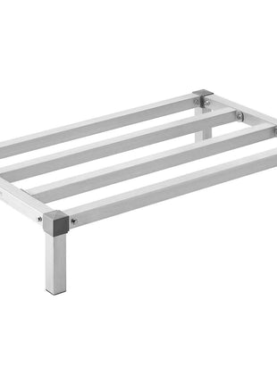 Aluminum Dunnage Rack, 36” x 20” Commercial Food Floor Rack, 8” Off the Floor, 1000 lbs Capacity All-Welded Aluminum Storage Rack, for Storage in Restaurants, Kitchens, Garages and Vehicles