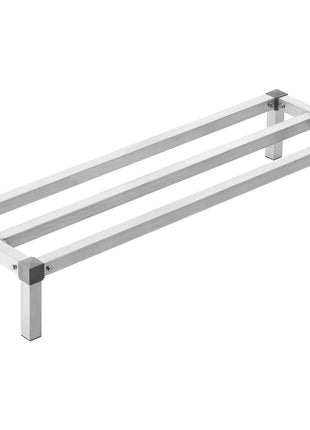 Aluminum Dunnage Rack, 48” x 14” Commercial Food Floor Rack, 8” Off the Floor, 1000 lbs Capacity All-Welded Aluminum Storage Rack, for Storage in Restaurants, Kitchens, Garages and Vehicles