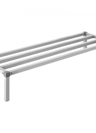 Aluminum Dunnage Rack, 60 x 20 Commercial Food Floor Rack, 12 Off the Floor, 1000 lbs Capacity All-Welded Aluminum Storage Rack, for Storage in Restaurants, Kitchens, Garages and Vehicles