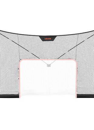 Hockey Net Backstop, 12x7 ft Durable Hockey Goal Backstop Net with Extended Coverage, Lightweight and Portable Backyard Training Equipment, Easy Assembly, for Youth Adult (NET ONLY)