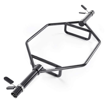 Trap Bar Hex Bar, 2-Inch Hex Barbell, 800 LBS Capacity Shrug Bars with Knurled Grips, Weightlifting and Strength Training Equipment, Home Gym for Squats, Deadlifts, Shoulder Presses, Black