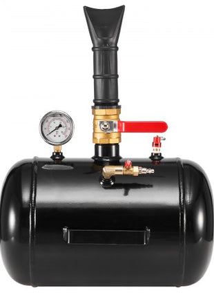 Air Tire Bead Seater, 5 Gal / 18.9 L, Heavy Duty Tire Bead Blaster Tool, 87-116 PSI Operating Pressure, Air Trigger Seating Inflator for Pickup, Truck, ATV, Jeep, Van, Lawn Tractor, RV, Black