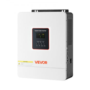 4000W Single-Phase Hybrid Solar Inverter, 24V DC to 230V AC, Pure Sine Wave Power Inverter with Built-in 120A MPPT Solar Controller, WiFi Module, for Lead Acid/Lithium Battery Off-Grid