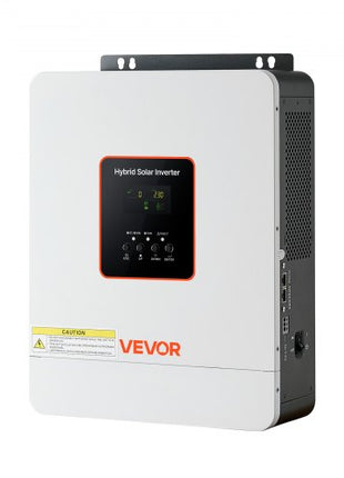 3000W Hybrid Solar Inverter, 24V DC to 230V AC, Pure Sine Wave Power Inverter, Built-in 80A MPPT Solar Controller, Compatible with Lead Acid Lithium Battery, for Home, Camper, Off-Grid