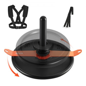 Weight Sled, Steel Power Sled, Fitness Strength Training Sleds for Athletic Exercise Speed Improvement, Workout Fitness Equipment with Harness, Compatible with 2 in Weight Plate, Orange & Black