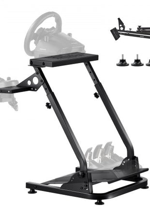 Racing Wheel Stand, Adjustable & Foldable Simulator Stand for Logitech G29 G27 G920 G923, Thrustmaster T300RS T300GT T248 TS-PC TSXW Gaming Cockpit,Pedals Simulator NOT Included