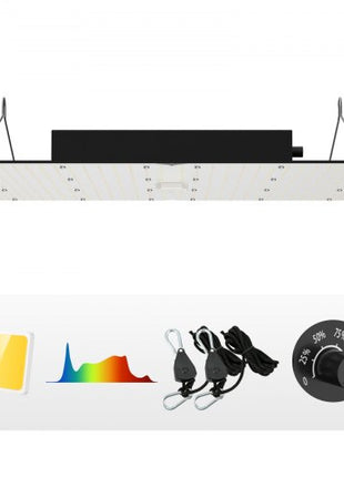 LED Grow Light, 400W Full Spectrum Dimmable, High Yield Samsung 2B1B Diodes Growing Lamp for Indoor Plants Seedling Veg and Bloom Greenhouse Growing, Daisy Chain Driver for 4x4/5x5 ft Grow Tent