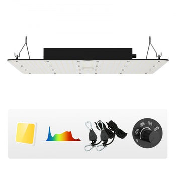 LED Grow Light, 400W Full Spectrum Dimmable, High Yield Samsung 2B1B Diodes Growing Lamp for Indoor Plants Seedling Veg and Bloom Greenhouse Growing, Daisy Chain Driver for 4x4/5x5 ft Grow Tent