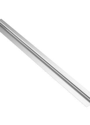 Stainless steel straightedge ruler, 24-inch, sleek, durable design for precise measurements and drafting.