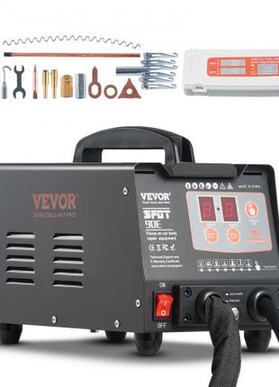 Stud Welder Dent Repair Kit, 220V 3KW Spot Welder Dent Puller with Auto/Manual Welding & 7 Versatile Modes, Auto Body Spot Welding Dent Puller Machine for Car, Truck Dent Repair