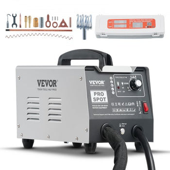 Stud Welder Dent Repair Kit, 1.8KW Spot Welder Dent Puller with Auto/Manual Welding & 7 Versatile Modes, 110V Auto Body Spot Welding Dent Puller Machine for Car, Truck Dent Repair
