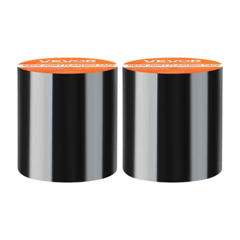 Waterproof Patch and Seal Tape, 4 inch x 10 ft, Pack of 2, Weather-Resistant Waterproof Tape for Leaks and Repairs, Peel and Stick Easy Indoor and Outdoor Use for Roof, Wall, and Pipe, Black