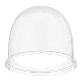 Cotton Candy Machine Cover, Transparent Acrylic Dome Bubble Shield, Cotton Candy Machine Bubble Shield Compatible with 15inch Cottons Candies Machines Bowl for Party, Shops, Bottom Groove Design